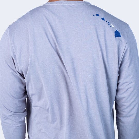 Mens Anetik LS UPF Shirt in Alloy Gray
