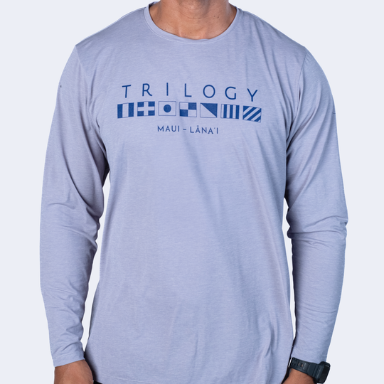 Mens Anetik LS UPF Shirt in Alloy Gray