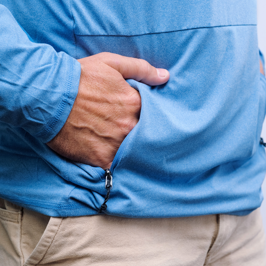 Buoy Hoodie in Light Blue