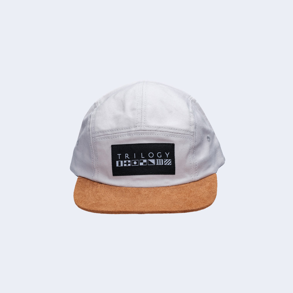 Canvas + Suede Hat in Tan