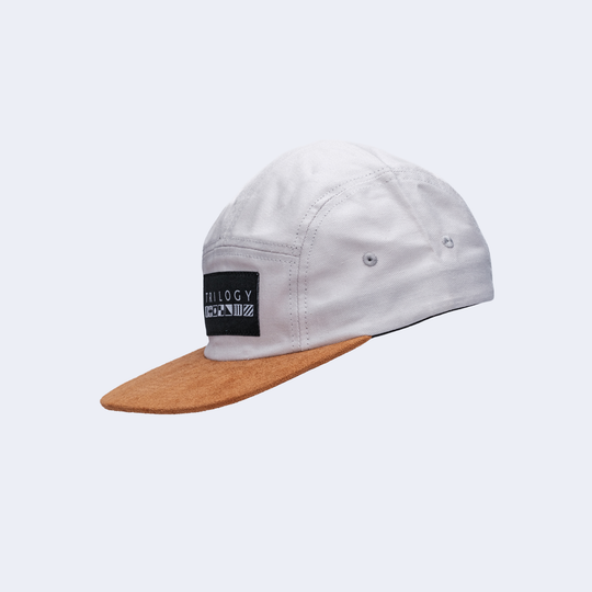 Canvas + Suede Hat in Tan