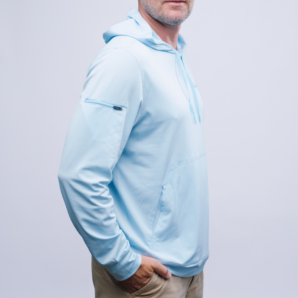 Helm Hoodie in Sea Blue