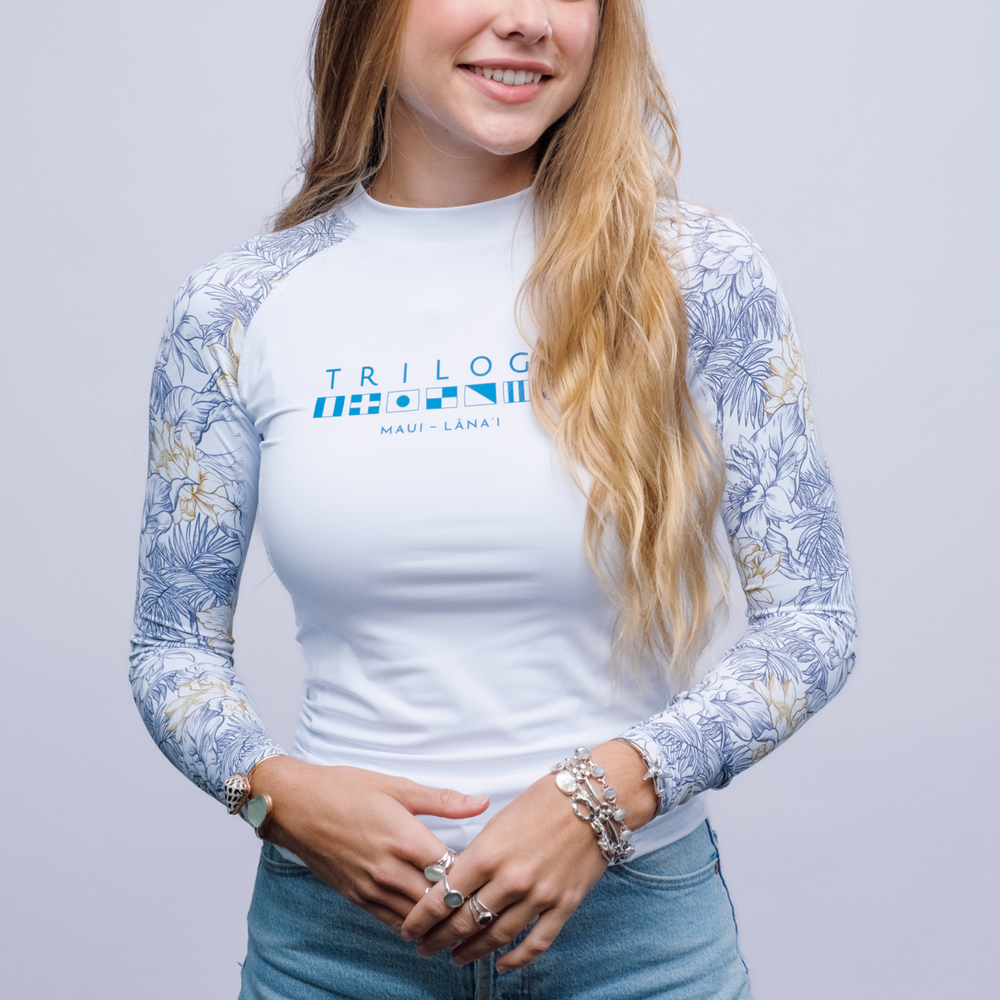 Napali Rash Guard in White