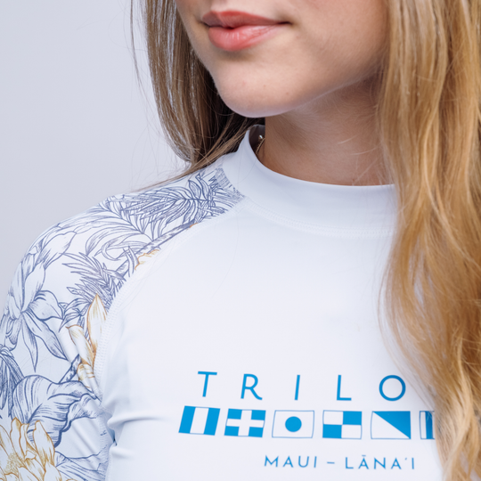 Napali Rash Guard in White