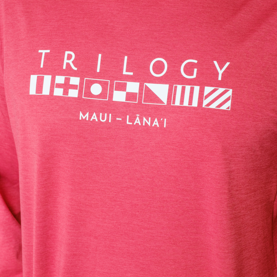 Mens Sessions LS Shirt in Red