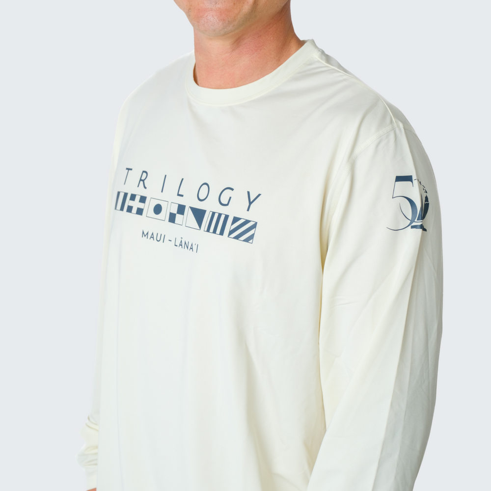 Sessions LS Shirt in Natural Cream