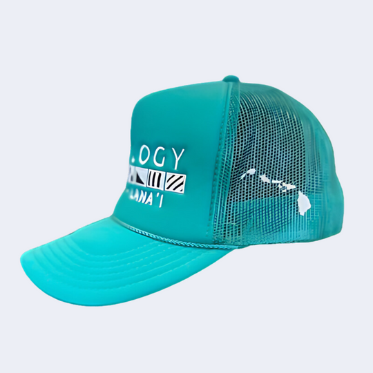 Trilogy Adult Foam Trucker Cap in Teal