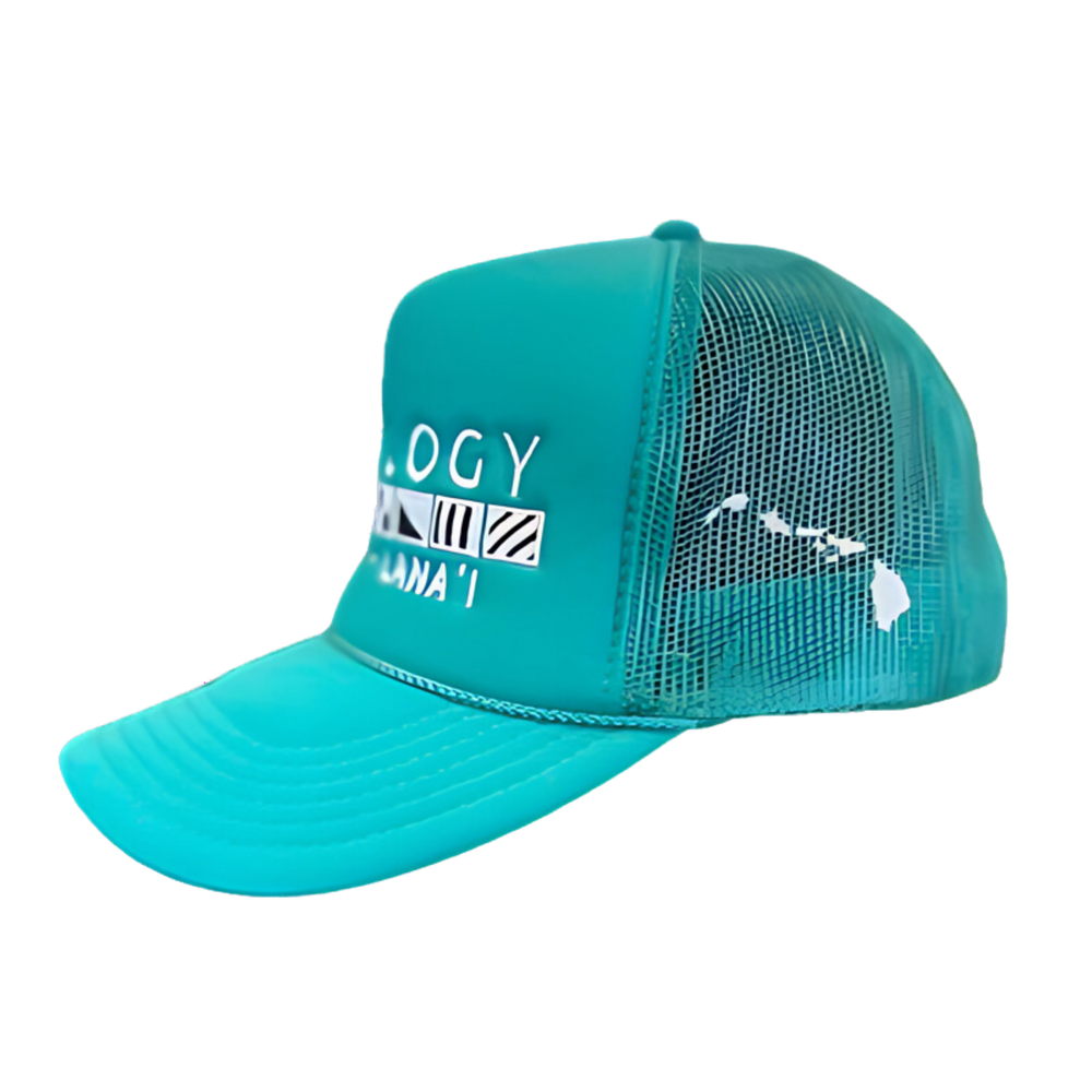 Trilogy Adult Foam Trucker Cap in Teal