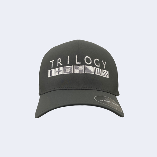 Trilogy Flexfit Hat in Light Gray