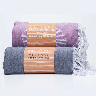 Trilogy Turkish ToweL in Purple Opihi