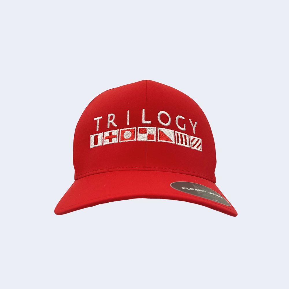 Trilogy Flexfit Hat in Red