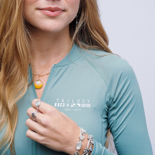 Vera Rash Guard in Sage