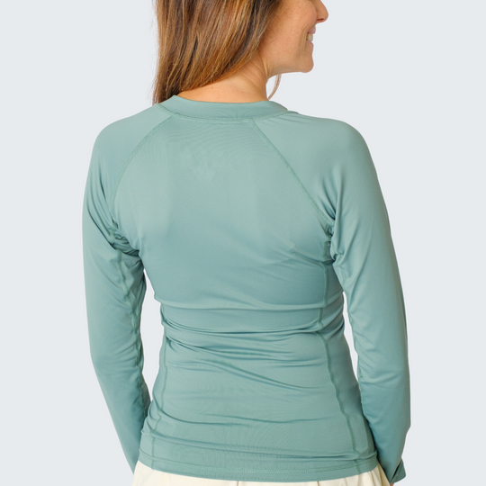 Vera Rash Guard in Sage Green