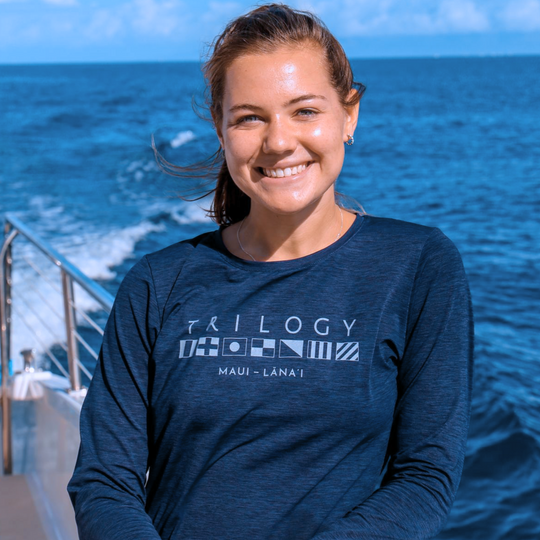 Womens Anetik LS Shirt in Navy