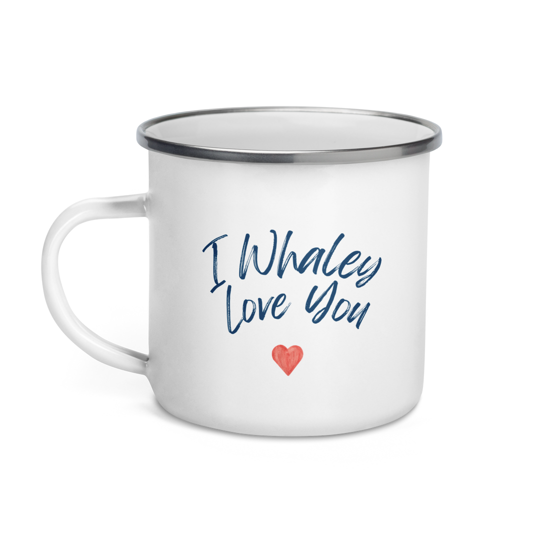 I Whaley Love You Enamel Mug