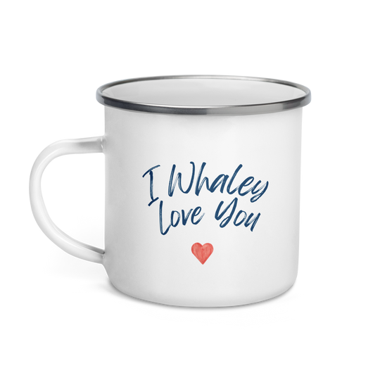 I Whaley Love You Enamel Mug